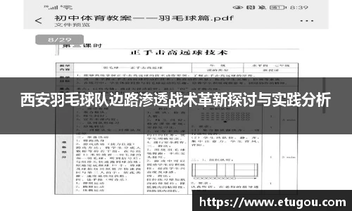 西安羽毛球队边路渗透战术革新探讨与实践分析